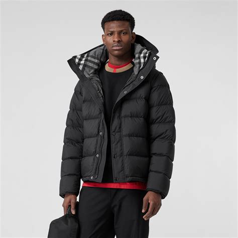 burberry puffer jacket vest|burberry detachable hood puffer coat.